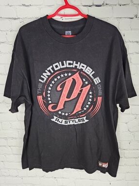 WWE | AJ Styles "The Untouchable One" wrestling short sleeve T-shirt